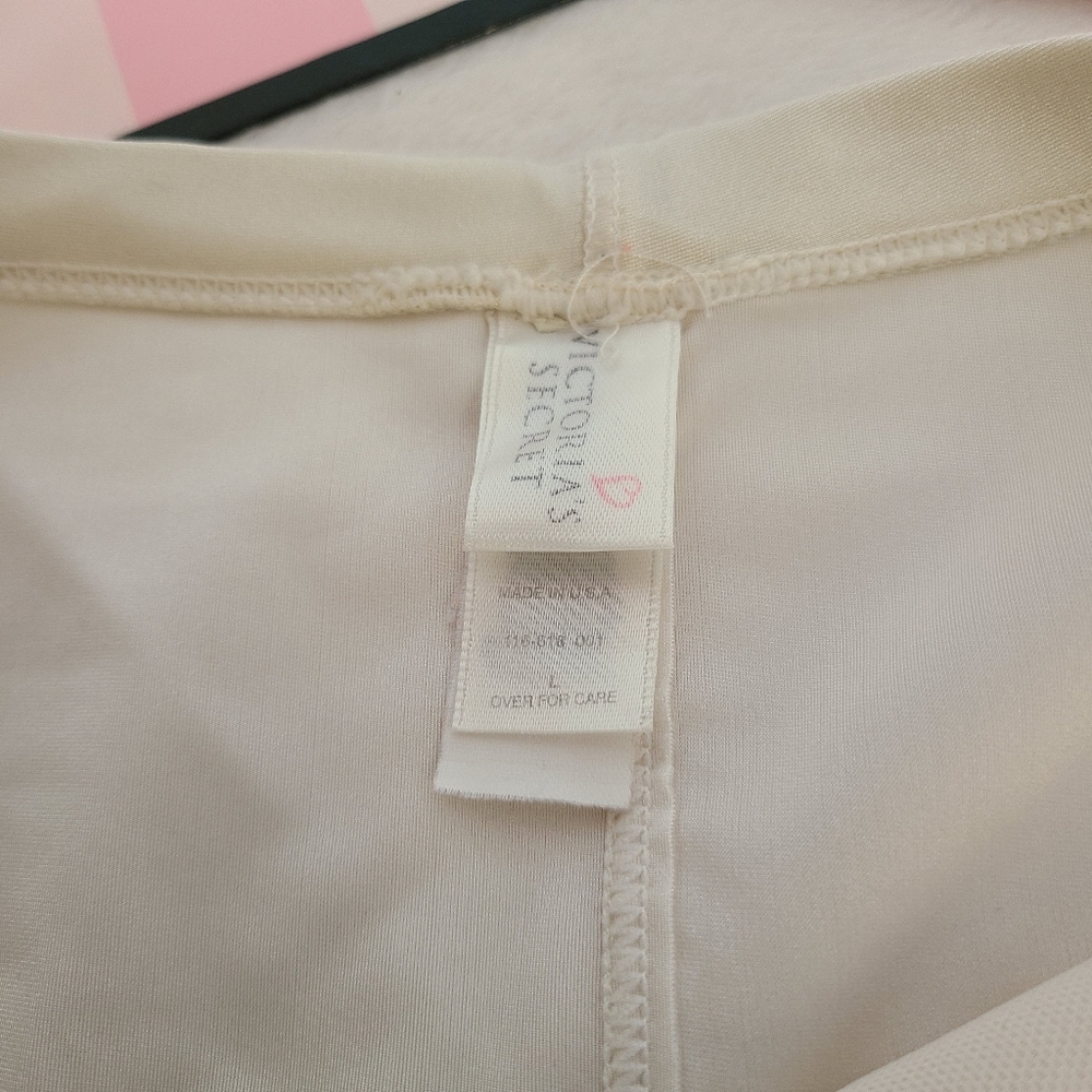 VTG 90s Victoria's Secret Silky Satin High Waist Shaping Brief Panty Size Lg - Picture 5 of 7